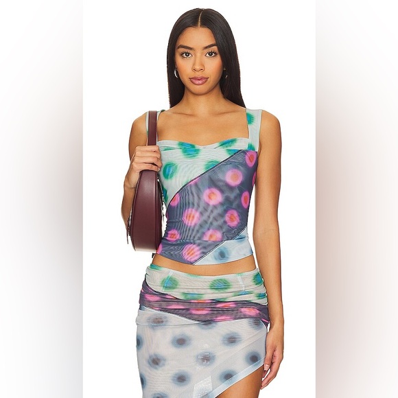 Miaou Luna Polkadot Patchwork Matching Set Size XS - Picture 3 of 6